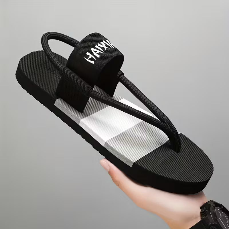 WalkKaro Colorful Letter Toe-Clip Slippers – Lightweight, Comfortable & Stylish | Outdoor & Daily Wear