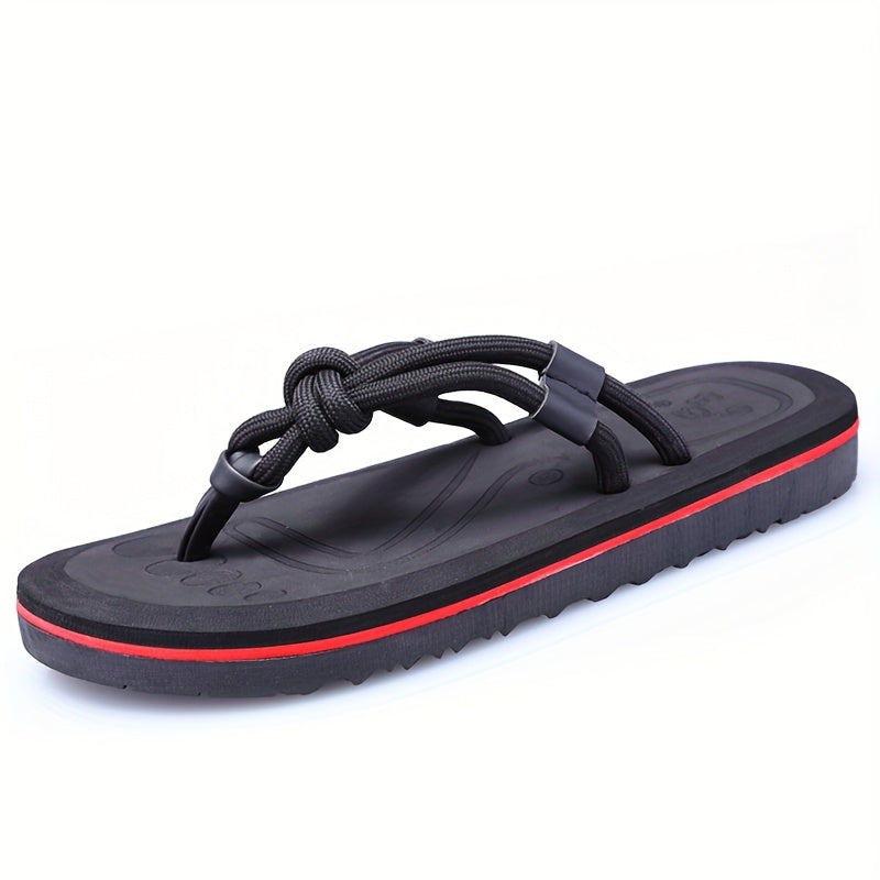 WalkKaro Men’s Classic Retro Flip-Flops – Non-Slip EVA Sole | Summer Beach & Outdoor Activities