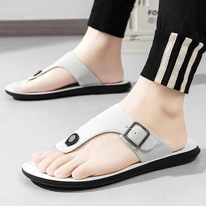 WalkKaro Men’s Commuter Flip-Flops – Minimalist Soft-Strap Design | Comfortable Daily & Outdoor Wear