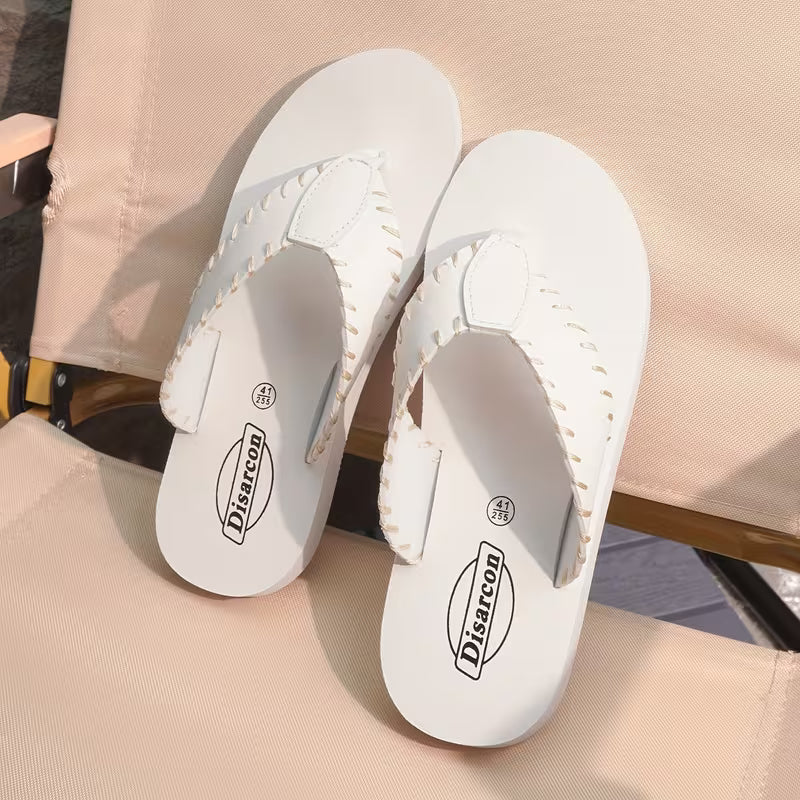 WalkKaro Men’s Closed-Toe Beach Sandals – PU Upper | Casual Outdoor & Indoor Wear