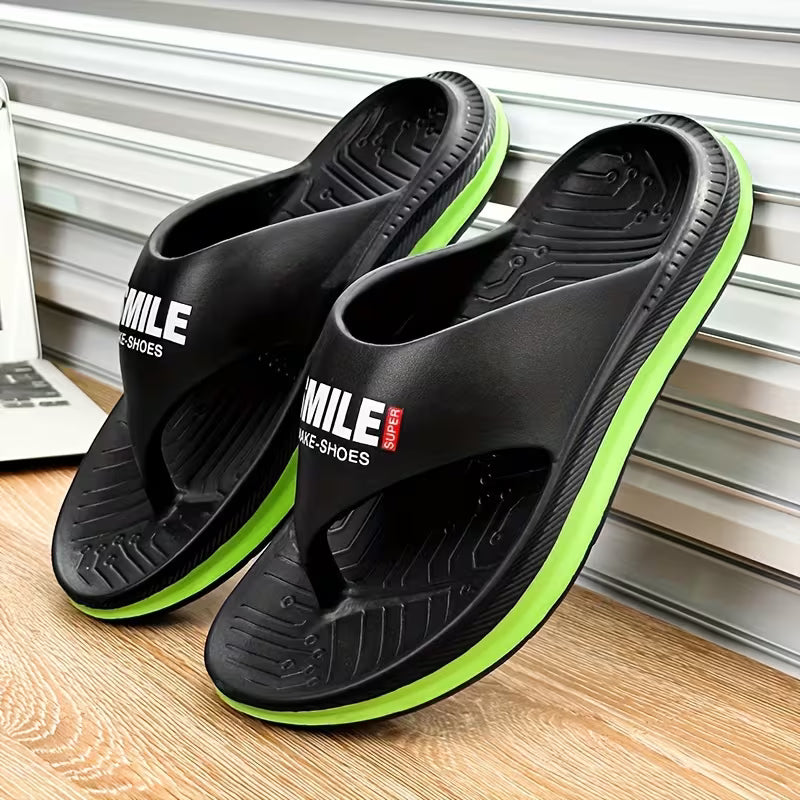 WalkKaro Breathable EVA Slides for Men – Non-Slip, Thick Sole | Casual Outdoor & Beach Wear