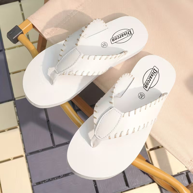 WalkKaro Men’s Closed-Toe Beach Sandals – PU Upper | Casual Outdoor & Indoor Wear