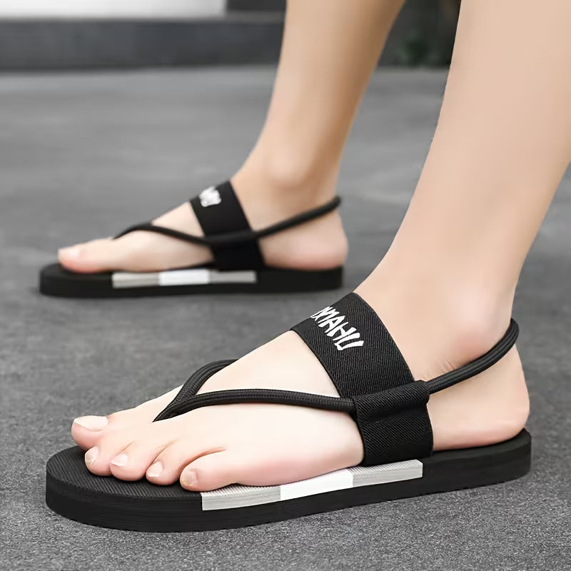 WalkKaro Colorful Letter Toe-Clip Slippers – Lightweight, Comfortable & Stylish | Outdoor & Daily Wear