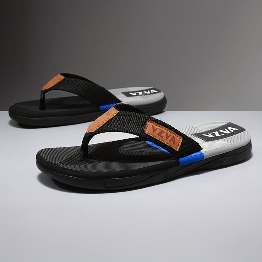 WalkKaro Men’s Colour-Block Summer Sandals 2025 – Cushioned EVA Insole | Non-Slip Sole | Beach & Vacation Casual