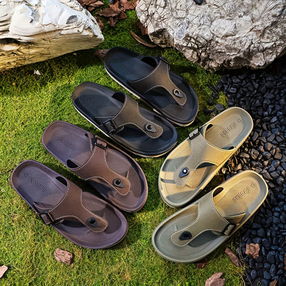 WalkKaro EVA Slip-On Slippers – Adjustable Strap, Thick Cushioned Sole (Unisex)