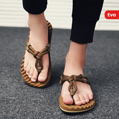 WalkKaro Men’s Casual Lightweight Slip-On Sandals – Outdoor & Beach Fashion