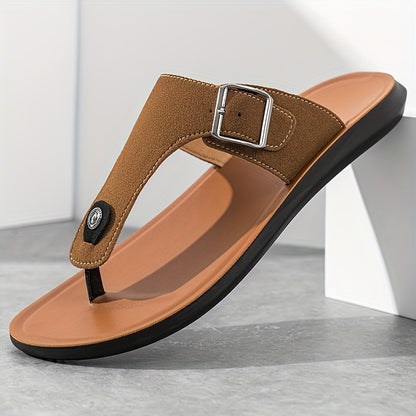 WalkKaro Men’s Commuter Flip-Flops – Minimalist Soft-Strap Design | Comfortable Daily & Outdoor Wear