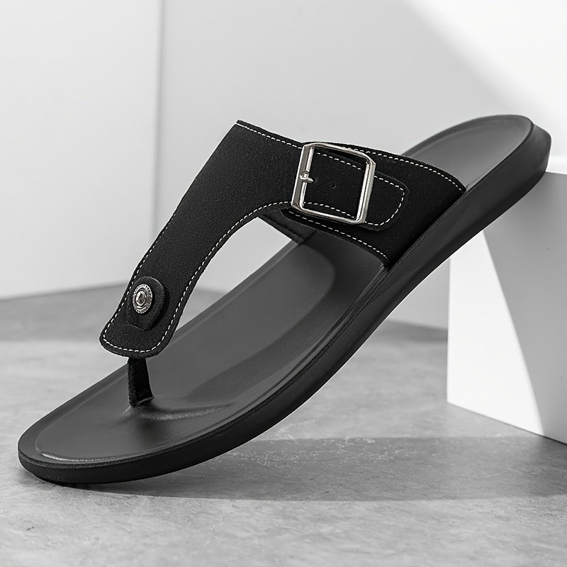 WalkKaro Men’s Commuter Flip-Flops – Minimalist Soft-Strap Design | Comfortable Daily & Outdoor Wear