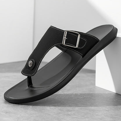 WalkKaro Men’s Commuter Flip-Flops – Minimalist Soft-Strap Design | Comfortable Daily & Outdoor Wear