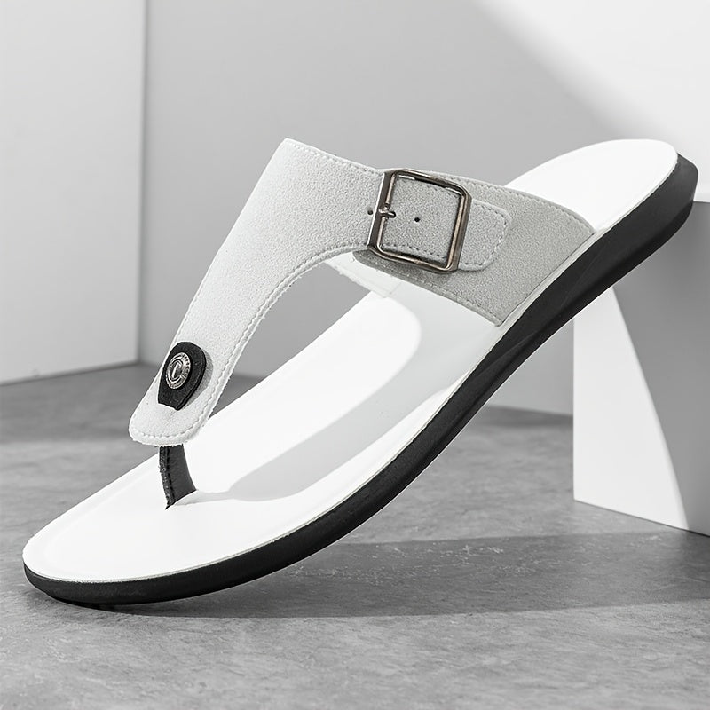 WalkKaro Men’s Commuter Flip-Flops – Minimalist Soft-Strap Design | Comfortable Daily & Outdoor Wear