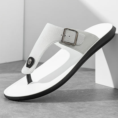 WalkKaro Men’s Commuter Flip-Flops – Minimalist Soft-Strap Design | Comfortable Daily & Outdoor Wear