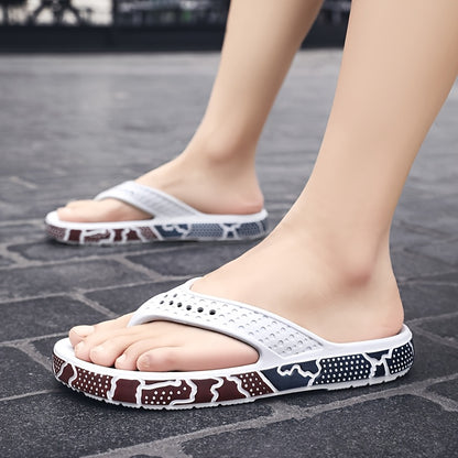WalkKaro Solid-Color Slip-On EVA Beach Slides – Anti-Slip | Summer Outdoor Casual