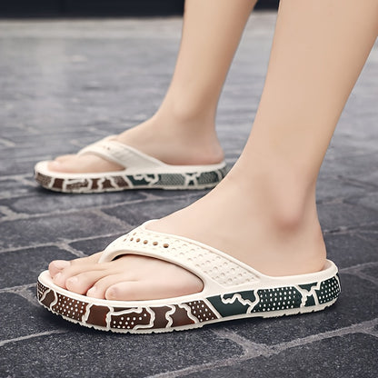 WalkKaro Solid-Color Slip-On EVA Beach Slides – Anti-Slip | Summer Outdoor Casual