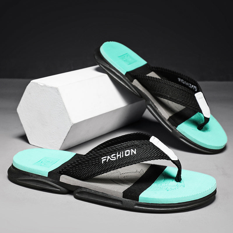 WalkKaro Men’s Slip-On Sandals – Lightweight, Non-Slip Rubber Sole | Open-Toe Sporty Design