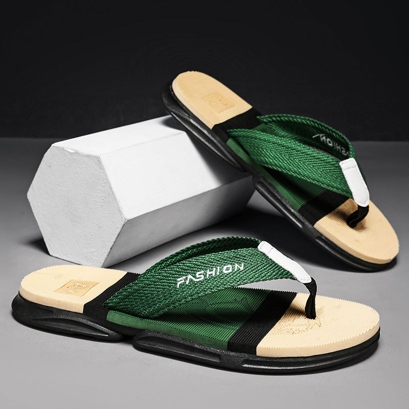 WalkKaro Men’s Slip-On Sandals – Lightweight, Non-Slip Rubber Sole | Open-Toe Sporty Design